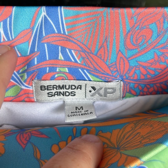 Bermuda Sands XP Colorful Palm Tree Skort Skirt Size Medium - Picture 3 of 4